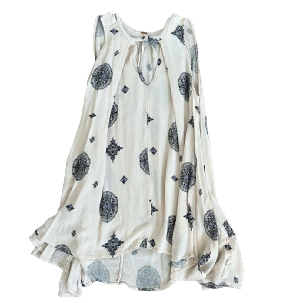 Free people Medallion Tree Swing Tunic Size Medium - Picture 2 of 10